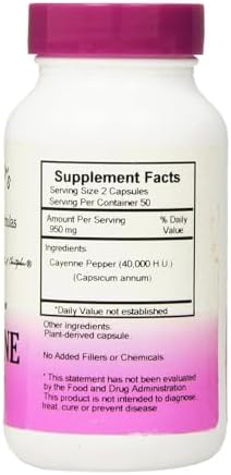 Christopher's Original Formulas Cayenne Formula, Natural Herbal Supplement, 100 Caps