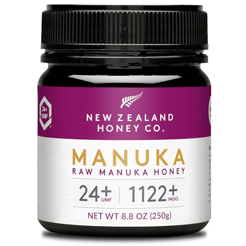 Raw Manuka Honey UMF 24+ MGO 1122+, UMF Certified, 3rd Party Tested, 8.8oz