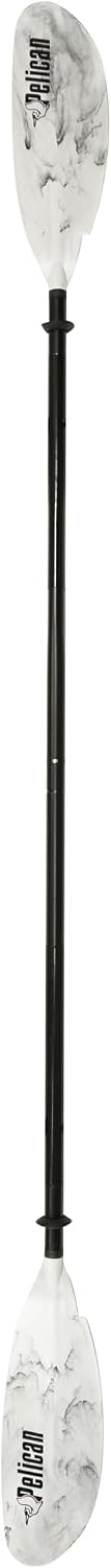 Pelican - Poseidon Paddle - Aluminum Shaft with Reinforced Fiberglass Blades - Lightweight, Adjustable Kayaks Paddles - Perfect for Kayaking Boating