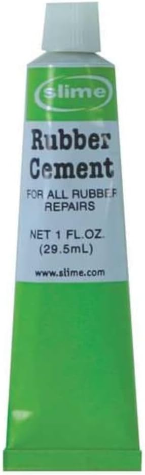 Slime 1022-A Tube Rubber Patch Kit, for Bikes and Other Inflatables, Contains, 5 Patches, Scuffer and Glue