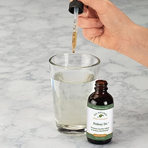 Native Remedies Kidney Dr. - All Natural Herbal Supplement for Kidney and | Urinary System Health - 59 mL