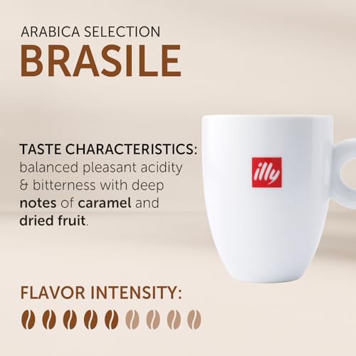 illy Coffee, Dark Roast, K-Cup for Keurig, 100% Arabica Bean Signature Italian Blend, Premium Gourmet Roast Single Serve Drip Coffee