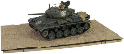 Forces of Valor 1:32 US M24 Chaffee March 1945 Comp. D. Stand Model, Model Building, Diorama Model, Military Model Building, Die-Cast Model