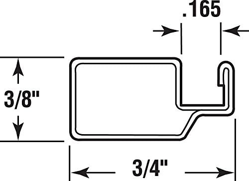 Prime-Line MP14056 Aluminum Screen Frame – 3/8 x 3/4 x 72 In. – Build or Repair Window Screens – Cut to Size – Uses 3/8 x 3/4 In. Screen