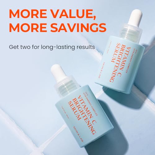 [SKIN&LAB] Vitamin C Serum for Face with Hyaluronic Acid and Niacinamide | Korean Skincare (1.01 fl oz)