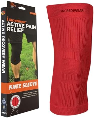 Incrediwear Knee Sleeve – Knee Braces for Knee Pain, Joint Pain Relief, Swelling, Inflammation Relief, and Circulation, Knee Support for Women and Men
