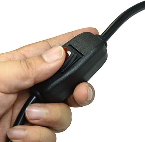 6ft 18 Gauge 3 Prong Heavy Duty Power Cord with Inline Switch