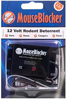 MouseBlocker 12V Ultrasonic Under Hood Mouse and Rodent Deterrent for Your Vehicle