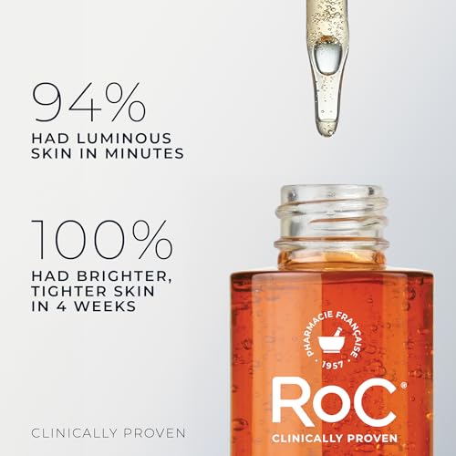 RoC Vitamin C Serum for Face Multi Correxion Revive + Glow, 10% Active, 1oz