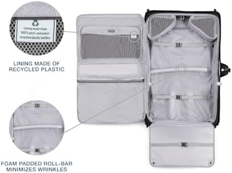 Travelpro Maxlite 5 Softside Carry-On Rolling Garment Bag, Black, 22-Inch