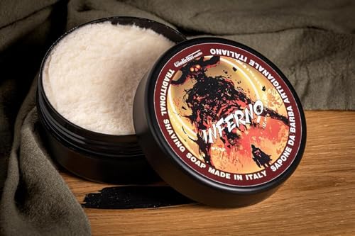 Goodfellas' Smile Inferno Tallow Shaving Soap, Made in Italy