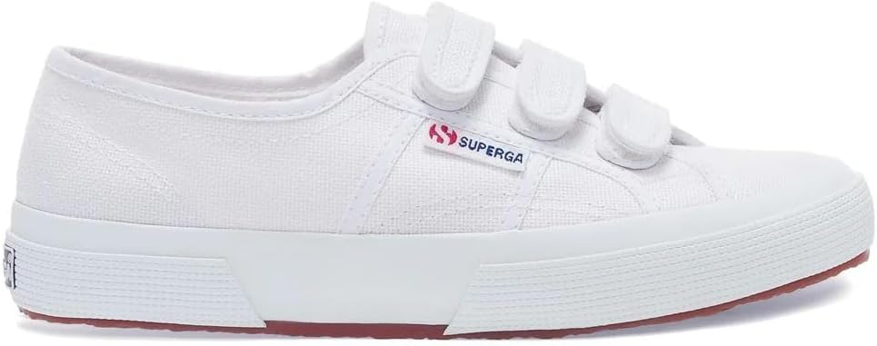 Superga Unisex 2750 Cot3strapu Cotton Canvas Sneakers with Touch Strap Fastening