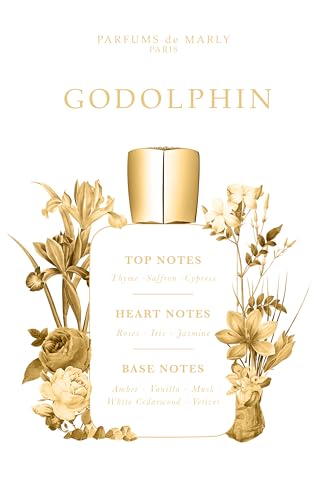 PARFUMS de MARLY - Godolphin - 2.5 Fl Oz - Eau De Parfum For Men - Top notesThyme, Saffron, Cypress - Heart notes Roses, Iris