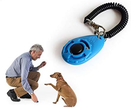 Ruconla- 4 Pack Dog Training Clicker with Wrist Strap, Pet Training Clicker Set
