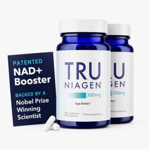 TRU NIAGEN NAD+ Supplement, Nicotinamide Riboside 300mg, 30 Daily Servings