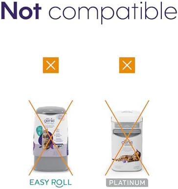 Litter Genie Refill Bags | Standard 3-Pack, 28 total ft | Up to 6 Months of Supply | Ultimate Odor Control Cat Litter Bags
