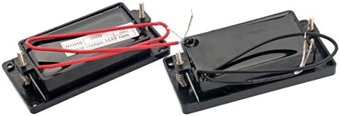Foxnovo Professional Sealed Humbucker Pickups Set for Gibson Epiphone Les Paul Guitars (Black)
