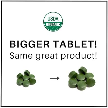 Organic Spirulina Chlorella Tablets - 50 Servings - 2-in-1 Superfood Algae Supplement for Natural Immune Support