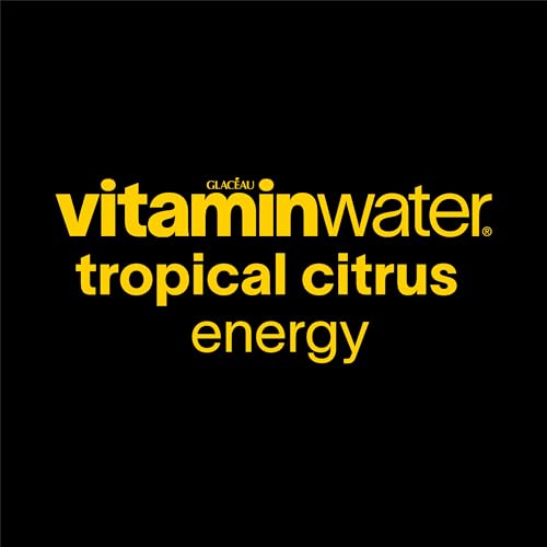 vitaminwater Refresh Tropical Mango, Flavored Water Beverage Bottles, 20 fl oz, 12 Pack