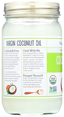 Made With Organic Oil Coconut Virgin, 14 oz