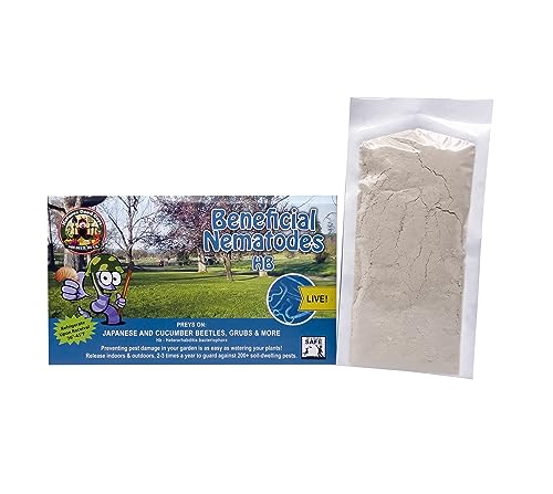 NaturesGoodGuys Beneficial Nematodes Heterohabditis bacteriophora HB (5 Million) - Pest Control