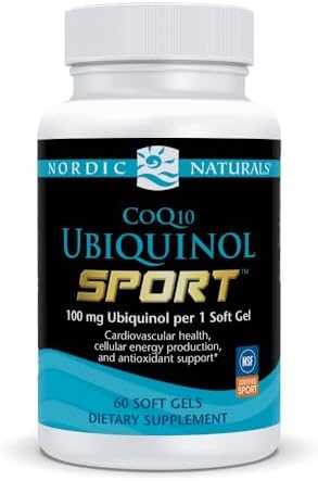 Nordic Naturals Nordic CoQ10 Ubiquinol Sport - 60 Mini Soft Gels - 100 mg Ubiquinol - Heart Health, Physical Performance