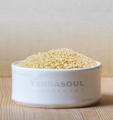 Terrasoul Superfoods Organic Unhulled Sesame Seeds, 6 Lbs (3 Pack) - Gluten Free, Raw, Keto Friendly