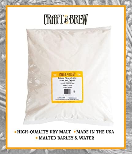 Craft a Brew - Dry Malt Extract for Brew Kit - All Purpose Base Extract - 1 Pound Bavarian Wheat - For Any Beer Style - Effective Fermentation
