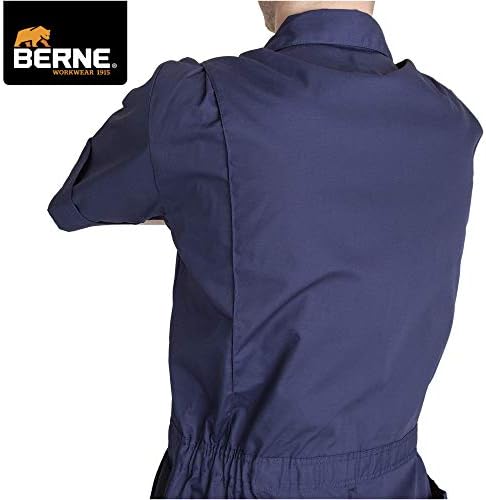 Berne Men's Heritage Short Sleeve Poplin Coverall