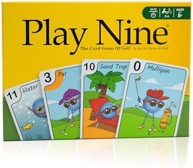 Play Nine The Card Game of Golf, Ages 8 and Up, Couples Date Night Gift, Game Night Favorite, 15 Min Gameplay, Family Friendly Card Game for Kids