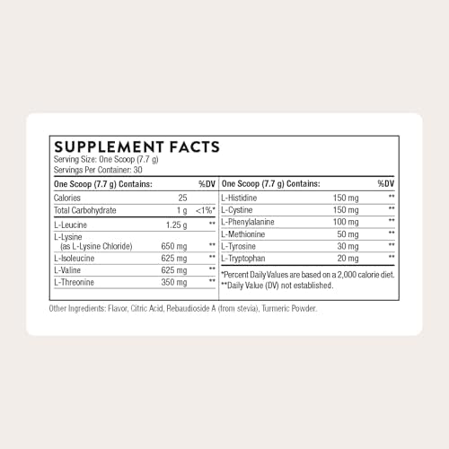 THORNE Amino Complex, Clinically Validated EAA & BCAA Powder, 30 Servings | Supports Lean Muscle Mass & Exercise Recovery*, for Pre or Post-Workout, Berry, Dairy-Free, NSF Certified for Sport