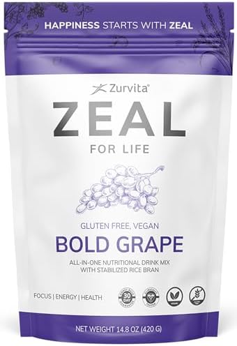 Zurvita - Zeal for Life Wild Berry Wellness Drink Mix - 420 g | Contains Vitamins, Minerals, Antioxidants, Plant Nutrients, Digestive Enzymes, And Phytonutrients For Daily Nutrition