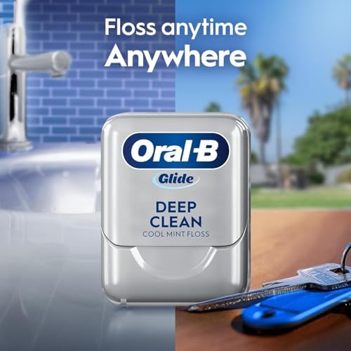 Glide Deep Cln Mint Floss Size 40m Glide Cool Mint Deep Clean Floss