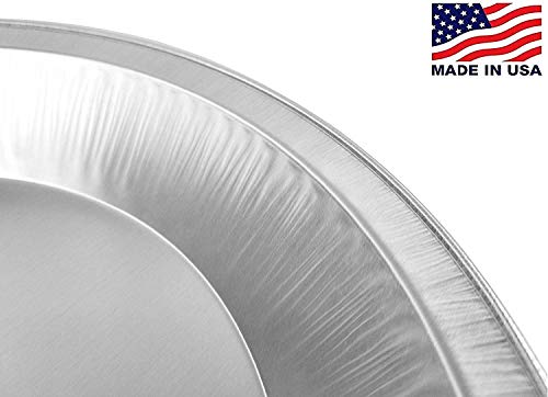 Handi-Foil Disposable Smooth-Wall Aluminum Pie Pans Plate Tin - 9" Aluminum Baking Pan for Baking, Storing - Perfect for Home, Restaurants, 50 Count