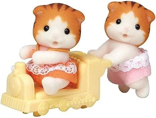 Calico Critters Hopscotch Rabbit Twins - Adorable Bunnies for Endless Imaginative Play. Bring Home the Double the Fun with These Charming Twins!