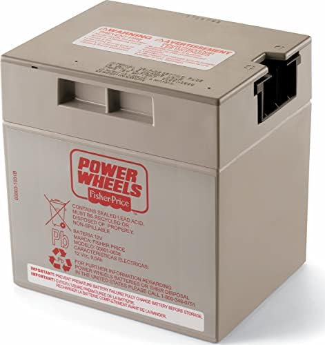 Power Wheels Ride-On Toy Replacement Battery 12-Volt 12-Ah Rechargeable for Preschool Vehicles