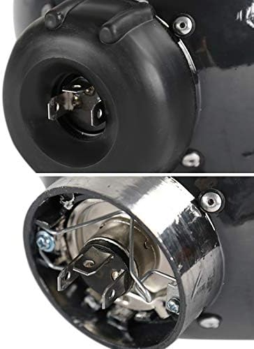 Fits 7X6 Black Clear Square Replacement Headlights Lamps H4 H6054 Conversion Kit