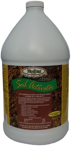 Medina Liquid Soil Activator, 1 Gal | Liquid Fertilizer for Indoor and Outdoor Plants, Promotes Root Growth, Balances Soil Compaction