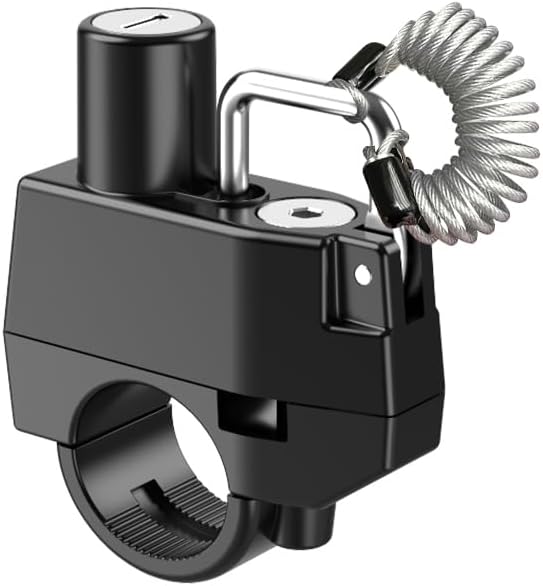 Motorcycle Helmet Lock for HJC CS-R3 Pro 2018 2019 2020, Helmet Holder Hook with 2 Keys, Helps Secure Your Gear, Easy to Install