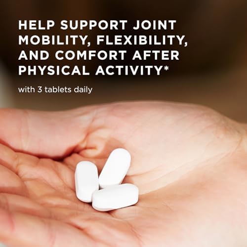 Solgar Glucosamine Hyaluronic Acid Chondroitin MSM, 60 Tablets | (Shellfish-Free), Joint Support & Comfort - Supports Active Lifestyles - Non-GMO, Gluten Free, Dairy Free - 20 Servings