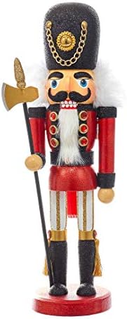Kurt Adler HA0373 15" Hollywood Red & Black Soldier Nutcracker