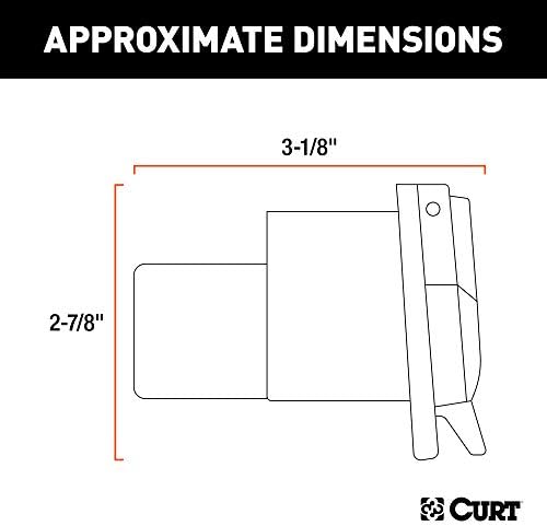 CURT 55415 Replacement 7-Way RV Blade OEM USCAR Socket