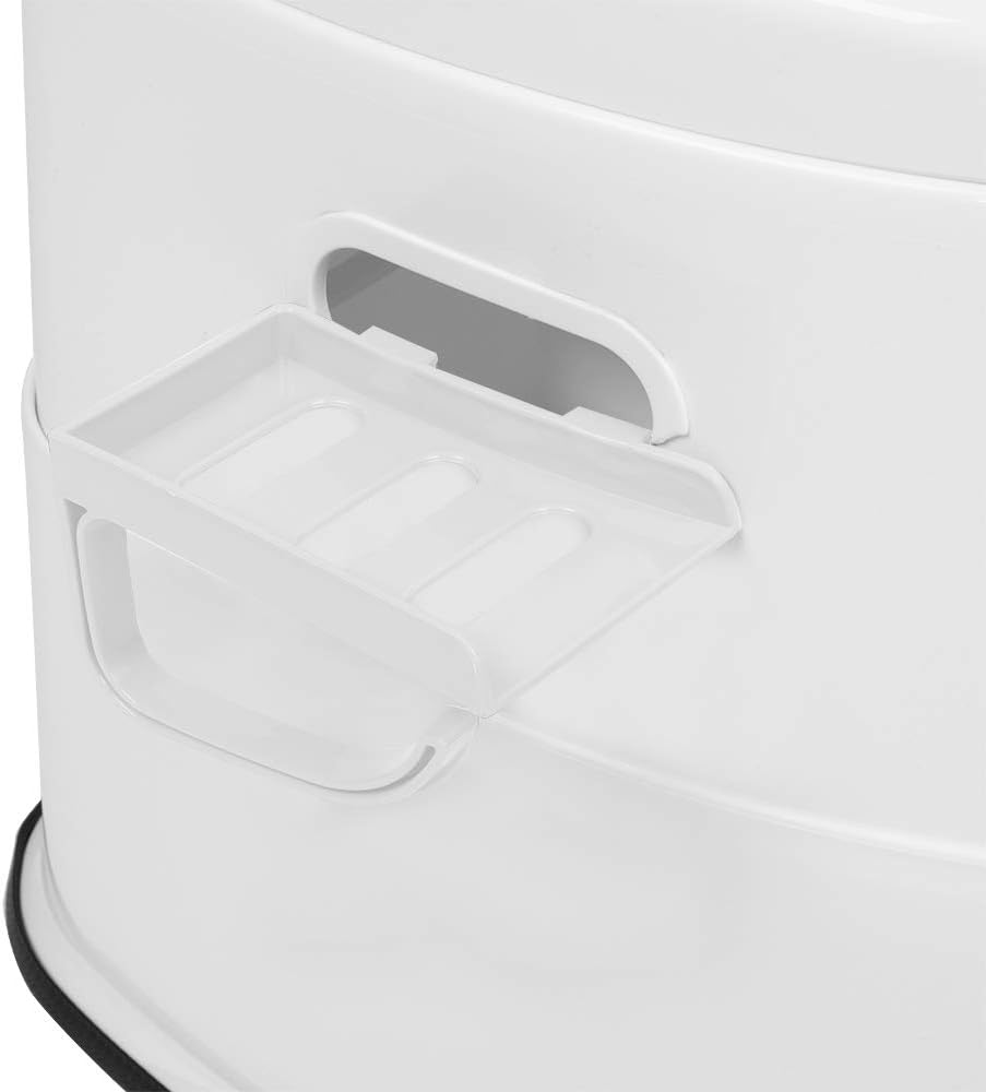 VINGLI Portable Toilet | Indoor Outdoor Commode w/Detachable Inner Bucket & Removable Paper Holder, Lightweight & Compact for Camping, Boat, Van