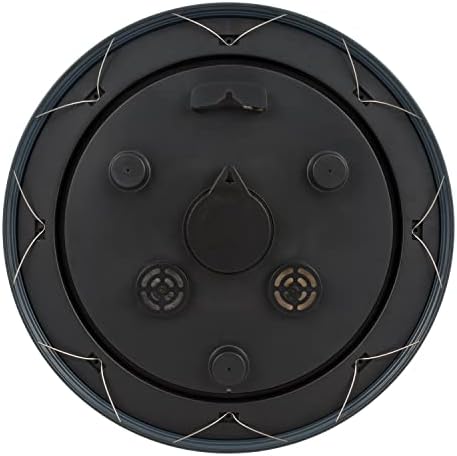 La Crosse Clock 433-3838 18.4" Hamilton Indoor/Outdoor Metal Analog Quartz Clock