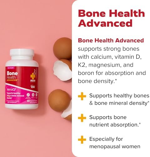 Redd Remedies, Bone Health Advanced, Vitamin D3 and Calcium for Strong Bone Support, 120 Vegetarian Capsules