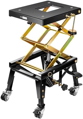 VIVOHOME 350 Lbs Heavy Duty Hydraulic Motorcycle Lift Jack