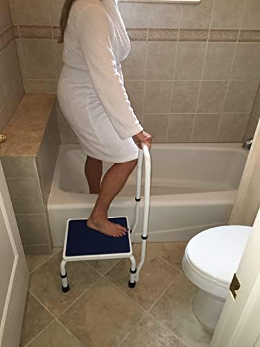 Step Stool with Handle for Elderly, Bed Step Stools for Seniors WithHandles
