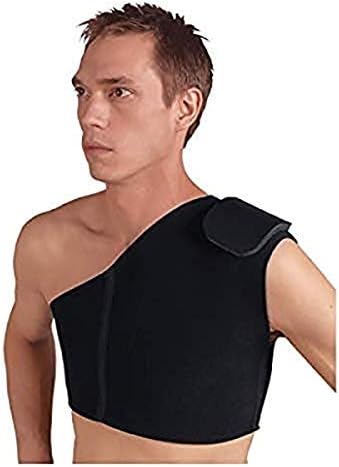 Saunders Sully AC With Pad, Maximum Comfort Shoulder Stabilizer, Designed to Fit Either Right or Left Shoulder, Medium | Breathable construction