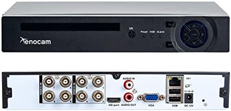 4CH 1080N Hybrid 5-in-1 AHD DVR (1080P NVR+1080N AHD+960H Analog+TVI+CVI) Standalone DVR CCTV Surveillance Security System Video Recorder Motion Detection， Hard Drive not Included