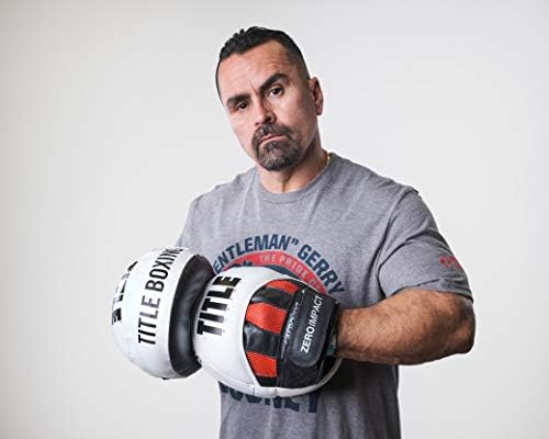 TITLE Boxing Zero-Impact 2.0 Muay Thai Pads - MMA, Kickboxing Equipment, Punching Pads, Focus Mitts - Black